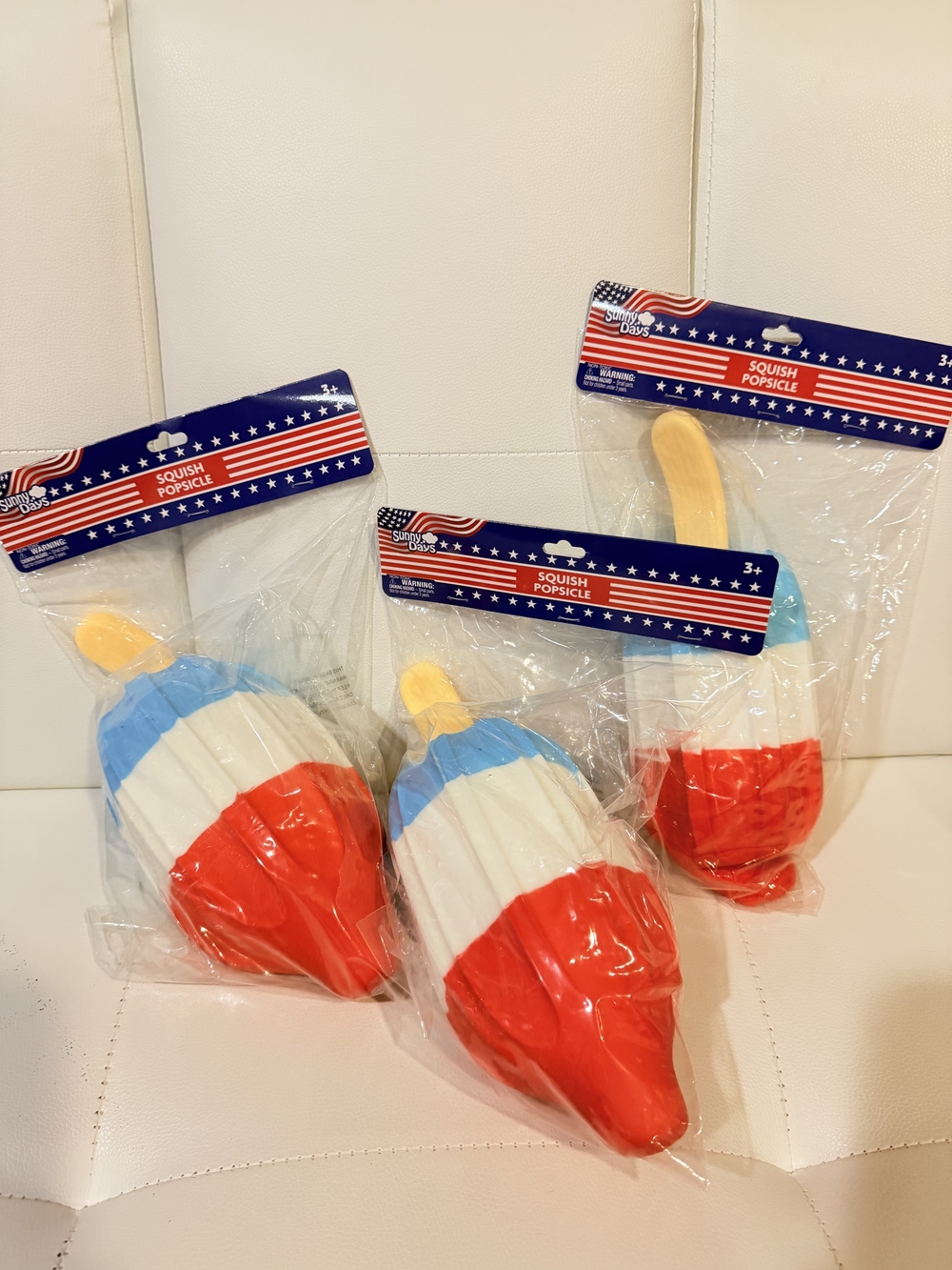 Sunny Days Rocket Popsicle Squishy 3x